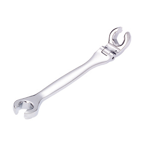 FLEXIBLE HEAD FLARE NUT COMBINATION WRENCH