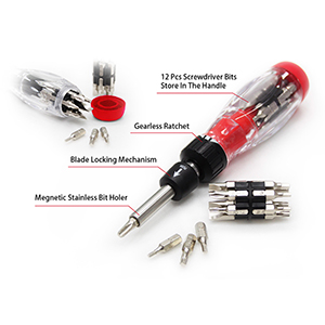 14-IN-1 EXTENDABLE  GEARLESS  SCREWDRIVER