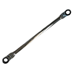 EXTRA LONG DOUBLE BOX FLEXIBLE RATCHET WRENCH 12x13mm,72 TEETH